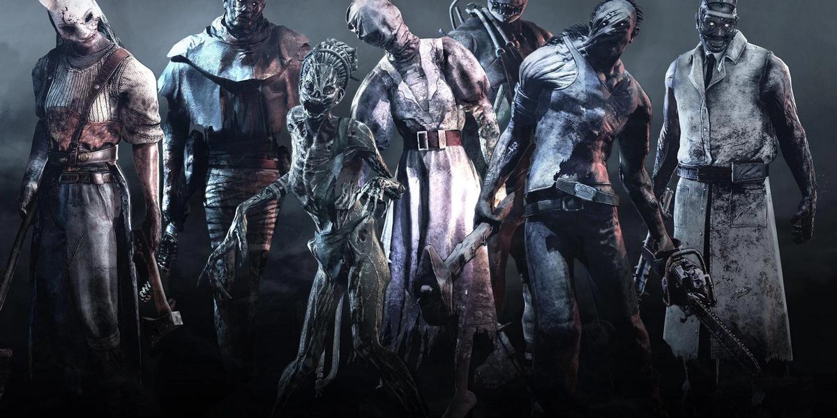 Image of various killers in Dead By Daylight.